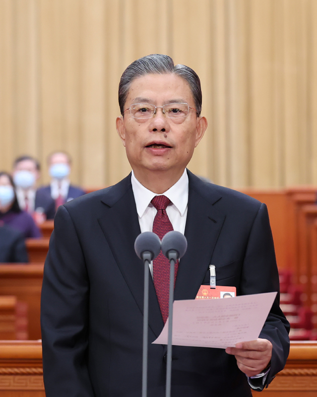 3月5日，第十四屆全國人民代表大會(huì)第一次會(huì)議在北京人民大會(huì)堂開幕。趙樂際主持開幕會(huì)。.jpg